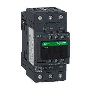 کنتاکتور 40 آمپر اشنایدر 24 ولت کد LC1D40ABD