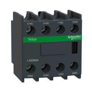 کنتاکت کمکی نصب در جلو چهار بسته اشنایدر کد LADN04