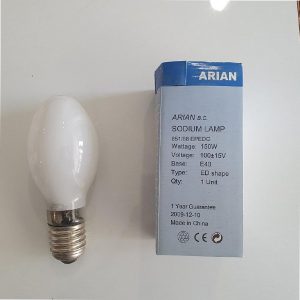 لامپ بخار سديم 150 وات ED SHAPE آریان